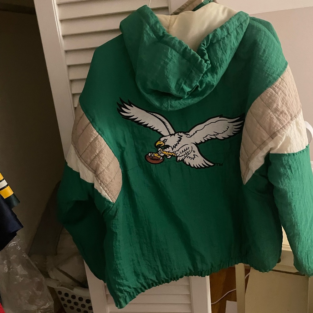 Starter Green Jacket with Eagle Design